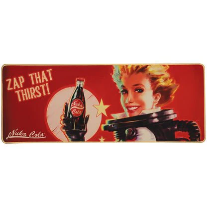 Fallout Nuka-Cola XL Desk Pad and Coaster Set - Image 3