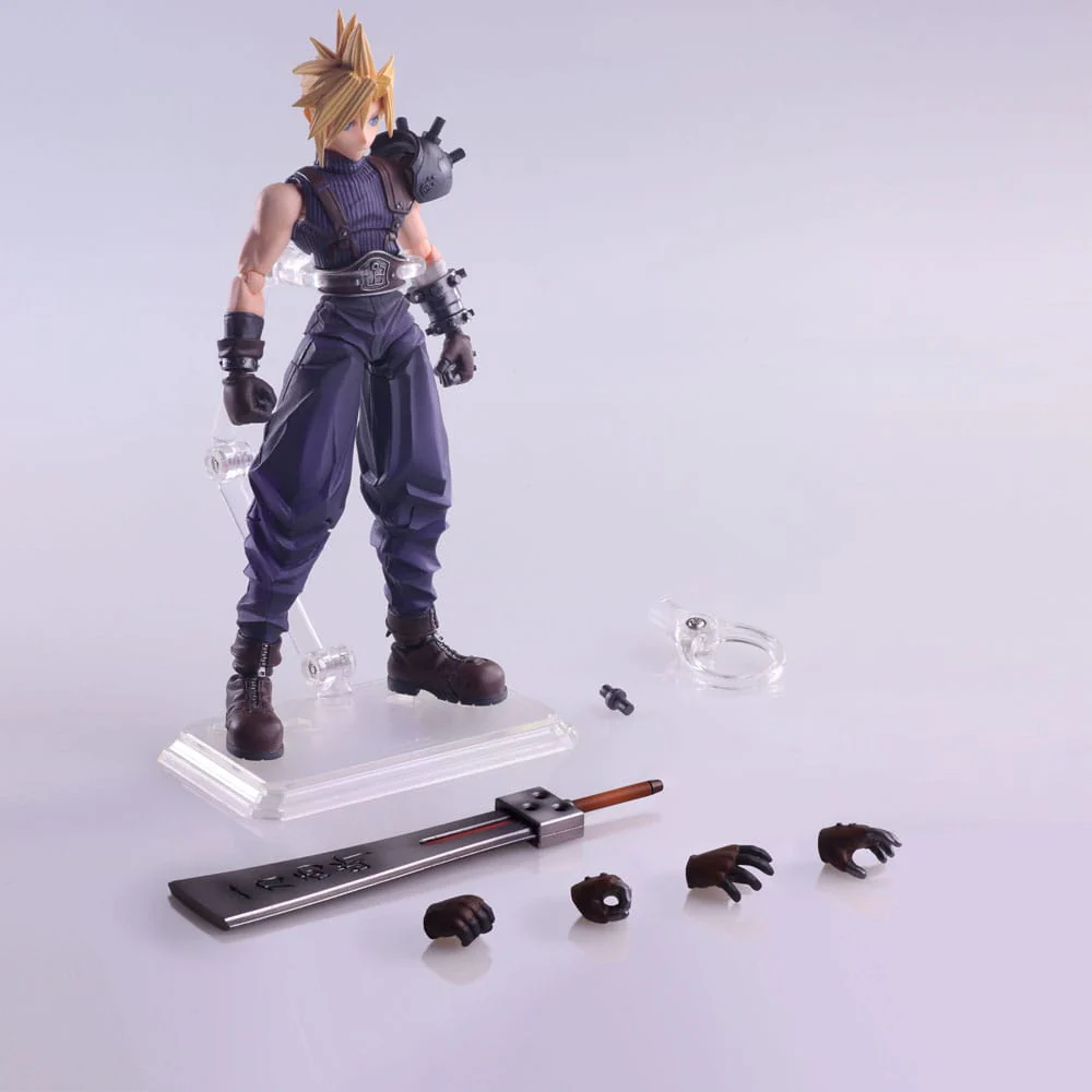 Final Fantasy VII Bring Arts Cloud Strife Hardedge Ver. 15cm - Image 9