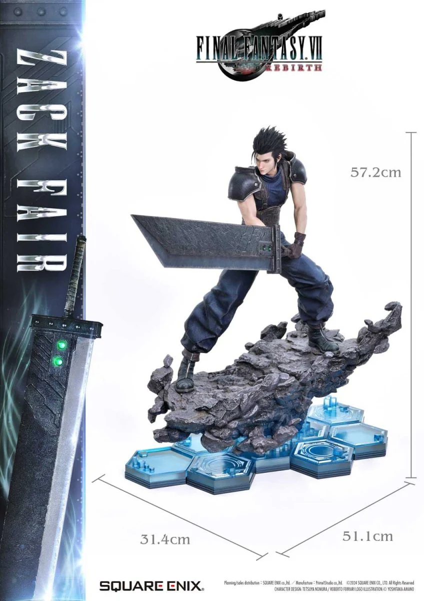 Final Fantasy VII Rebirth Statue 1/4 Zack Fair 57cm ETA Dec 2026 - Image 3