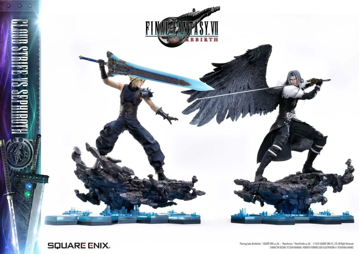 Final Fantasy VII Rebirth Statues 2-Pack 1/4 Cloud Strife vs Sephiroth 69cm ETA Dec 2026 - Image 4
