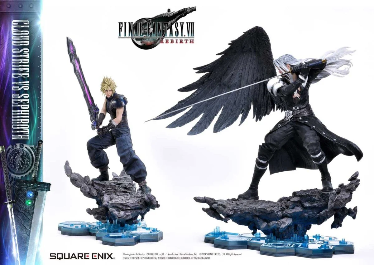Final Fantasy VII Rebirth Statues 2-Pack 1/4 Cloud Strife vs Sephiroth 69cm ETA Dec 2026 - Image 5