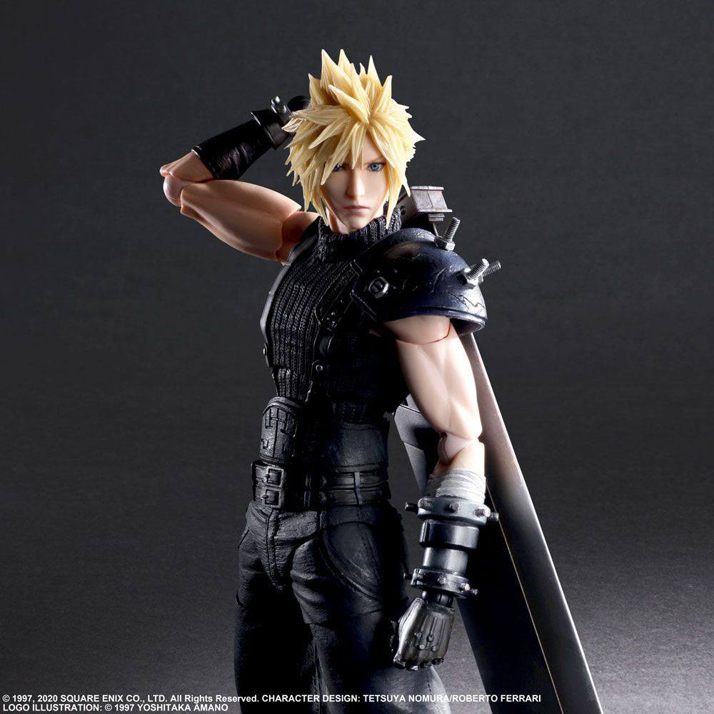 Final Fantasy VII Remake Play Arts Kai Action Figure Cloud Strife Ver. 2 - Image 2