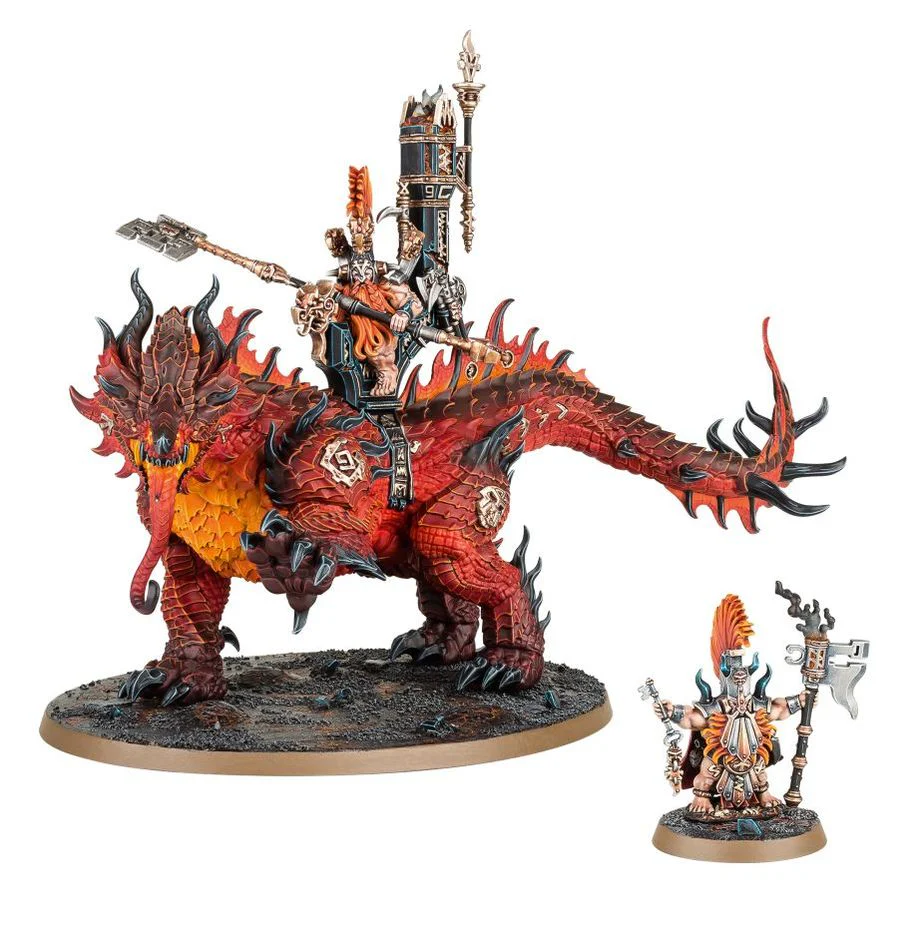 Fyreslayers: Auric Runefather on Magmadroth - Image 2