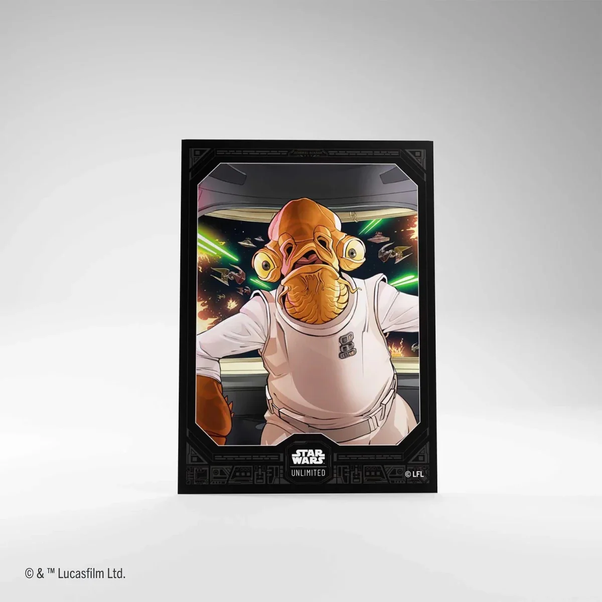 Gamegenic Star Wars: Unlimited Art Sleeves - Admiral Ackbar - Image 3