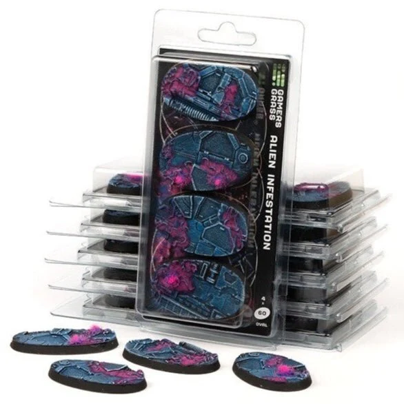 Gamers Grass Alien Infestation Oval 60mm (x4)