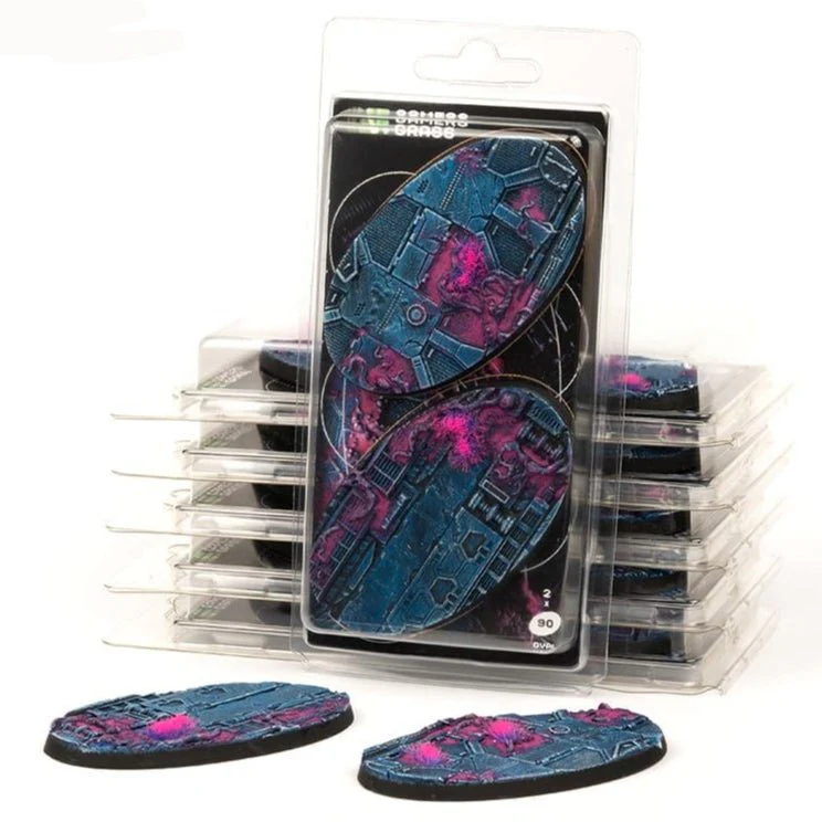 Gamers Grass Alien Infestation Oval Bases - 90mm (x2)