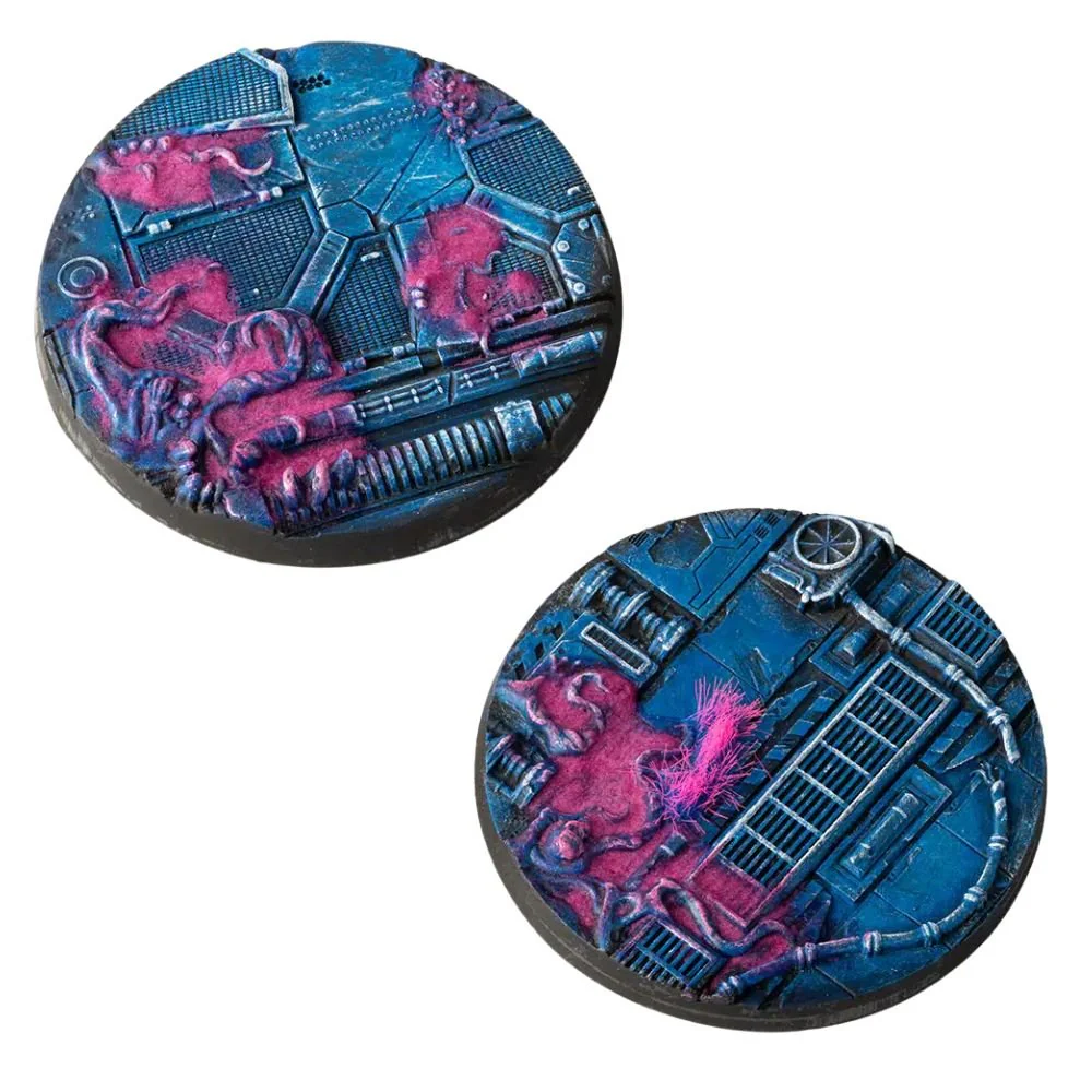 Gamers Grass Alien Infestation Round Bases - 60mm (x2) - Image 2