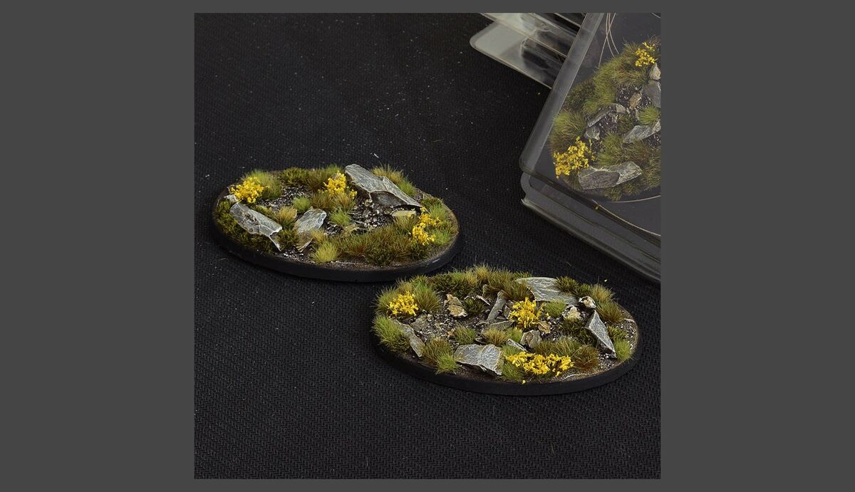 Gamers Grass Battle Ready Bases - Highland Oval 90mm (x2) - Image 2