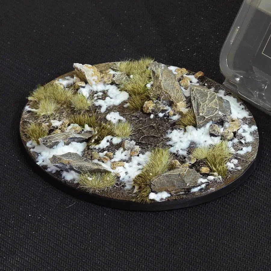 Gamers Grass Battle Ready Bases - Winter Oval 120mm (x1) - Image 2
