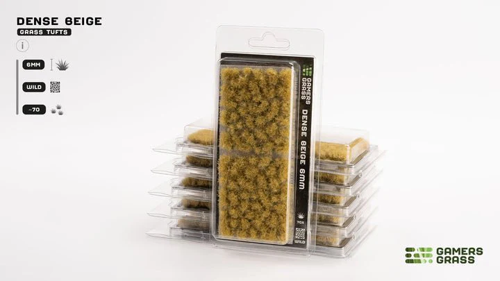 Gamers Grass Dense Beige 6mm (Wild)