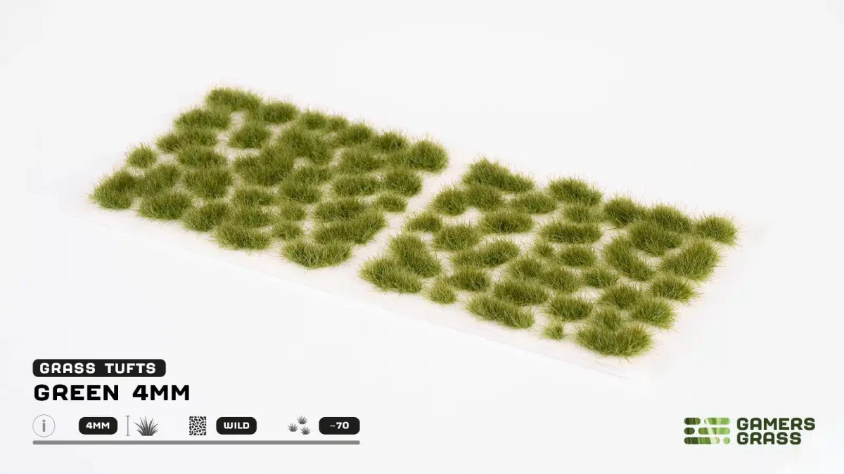 Gamers Grass - Green Wild Tufts 4mm - Image 2