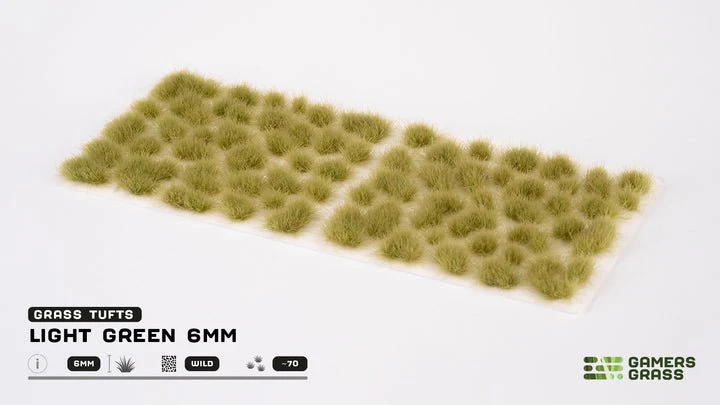 Gamers Grass Light Green 6mm Tufts (Small) - Image 2