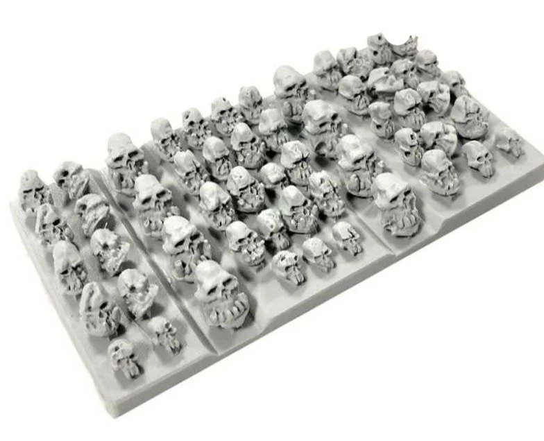 Green Stuff World 50x Resin ORK Skulls