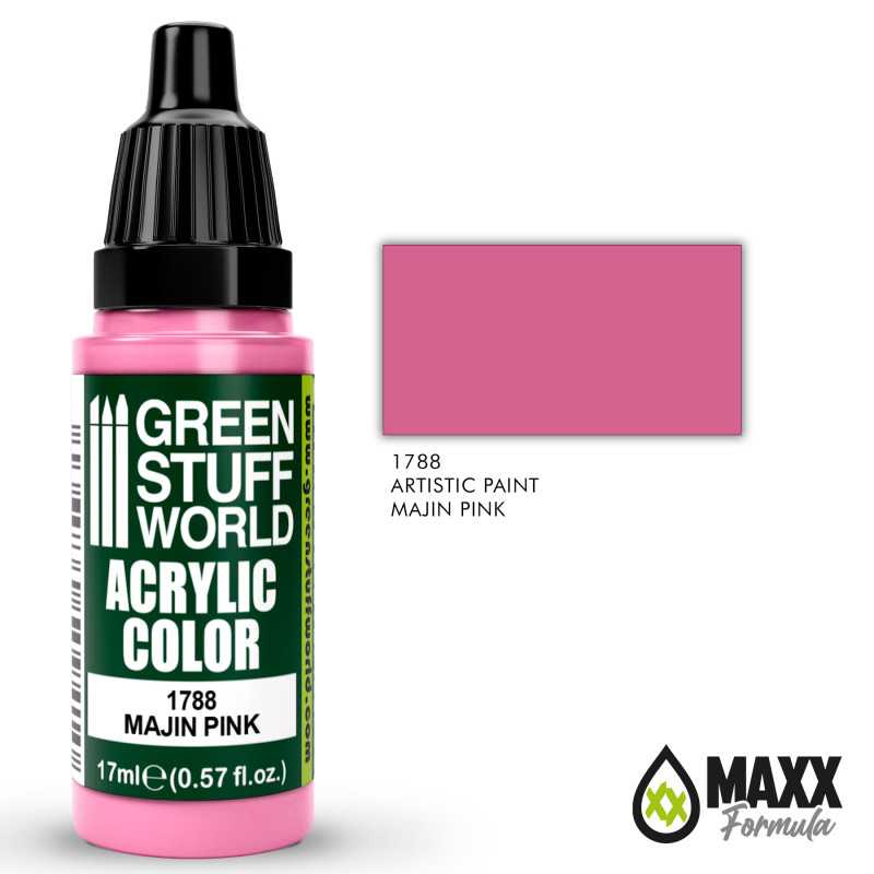 Green Stuff World Acrylic Color Paint - MAJIN PINK 17ml - Image 2