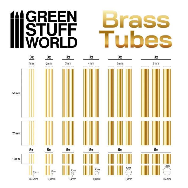 Green Stuff World Brass Tubes Assortment - Image 3
