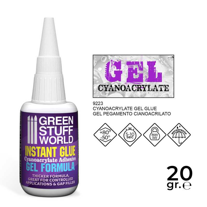 Green Stuff World Cyanoacrylate GEL Glue 20gr - Image 4