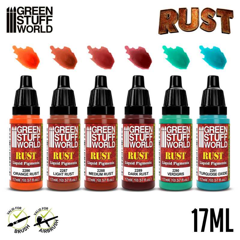 Green Stuff World Liquid Pigments Set - Rust - Image 2