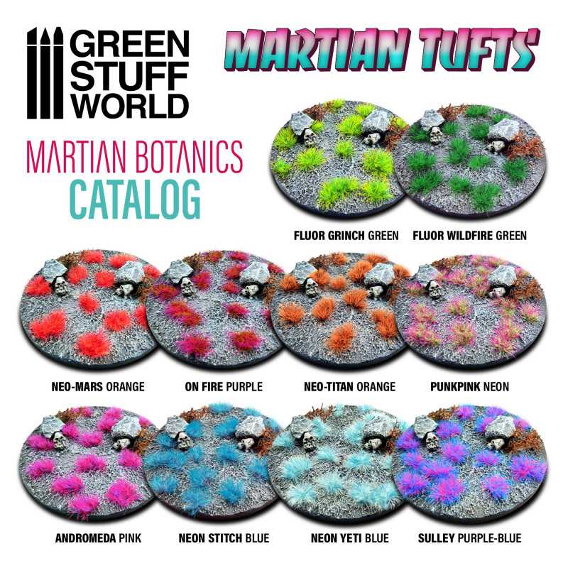 Green Stuff World - Martian Fluor Tufts - NEO-TITAN ORANGE - Image 2