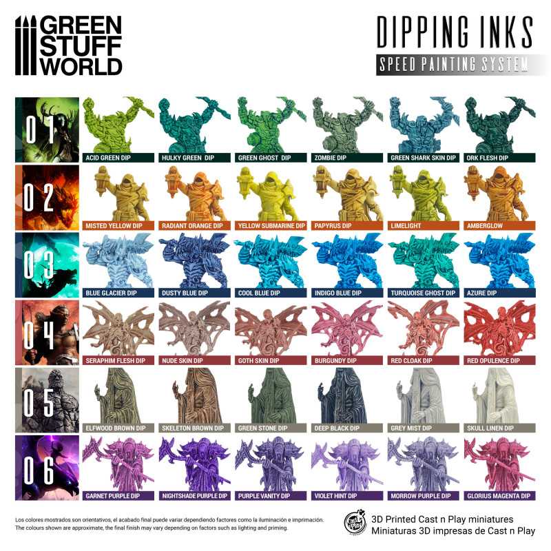 Green Stuff World Paint Set - Dipping collection 05 (Brown/Stone) - Image 3