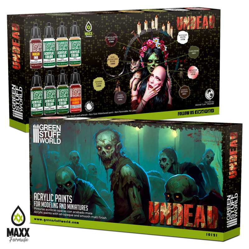 Green Stuff World Paint Set - Undead - Image 3