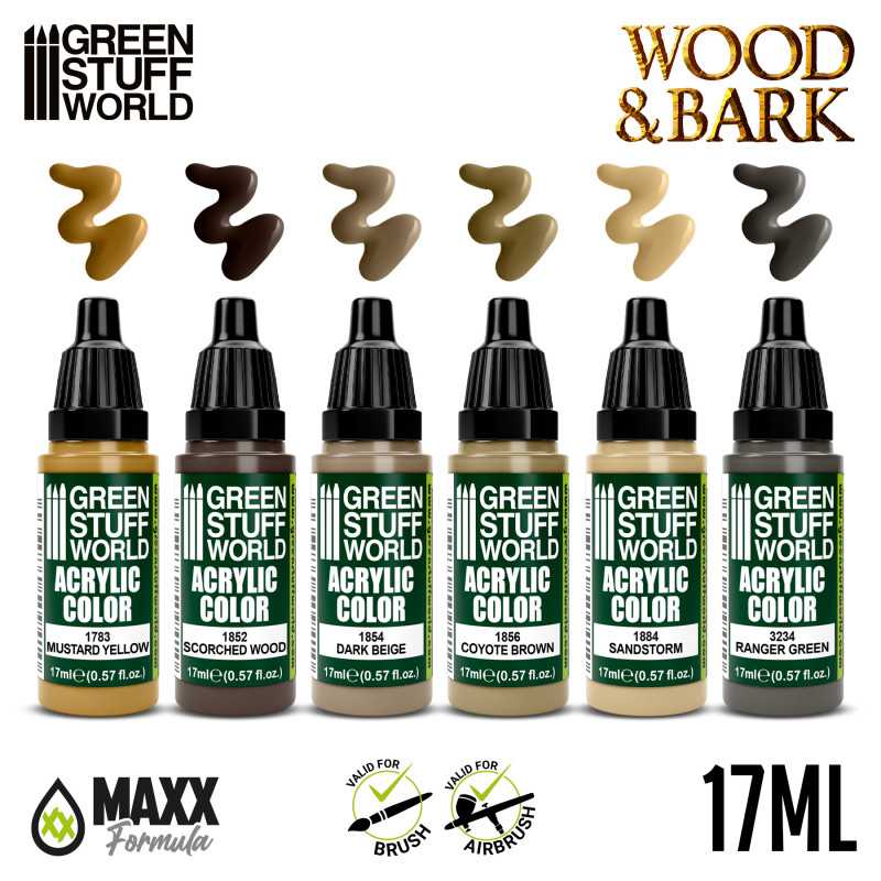 Green Stuff World Paint Set - WOOD n BARK - Image 2