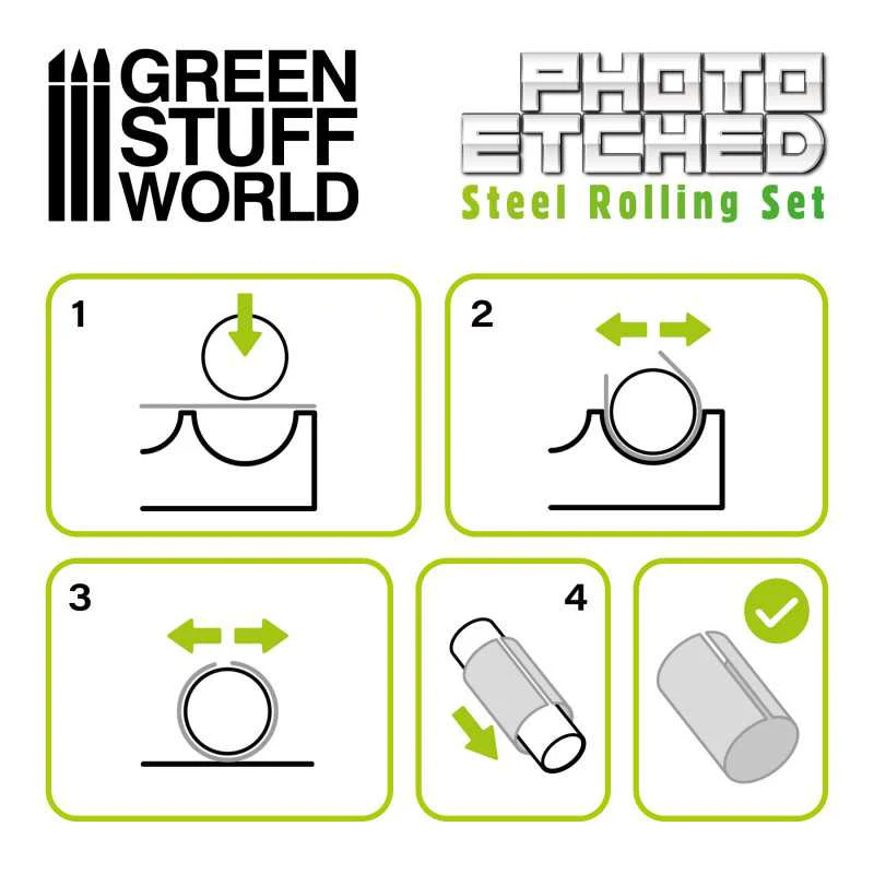 Green Stuff World Photo Etched Rolling Set - Image 2