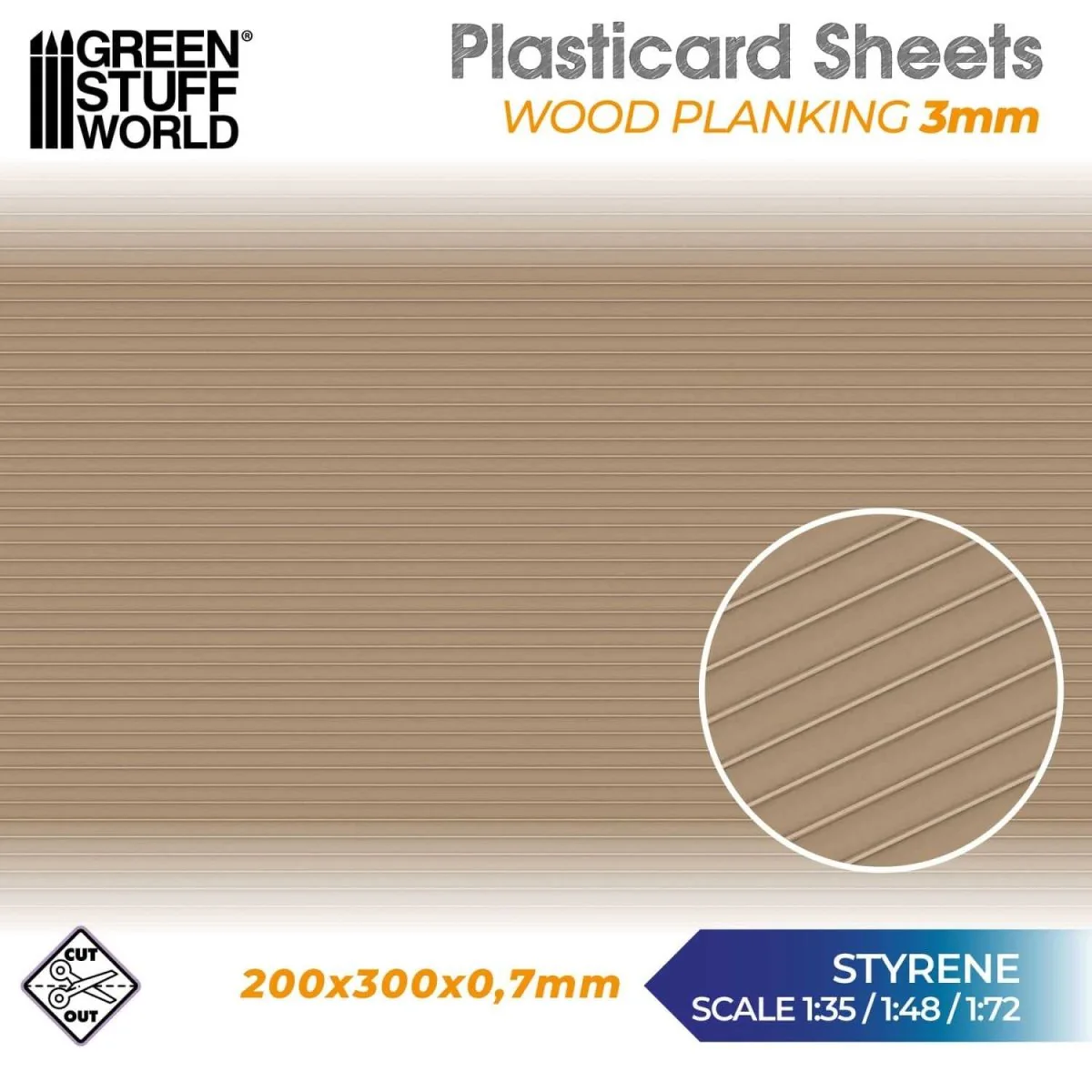 Green Stuff World - Plasticard - Wood Planking - Image 2