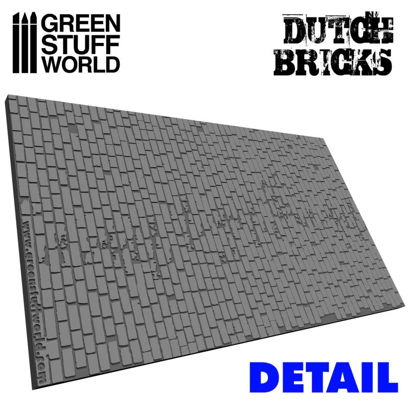 Green Stuff World Rolling Pin DUTCH Bricks - Image 2