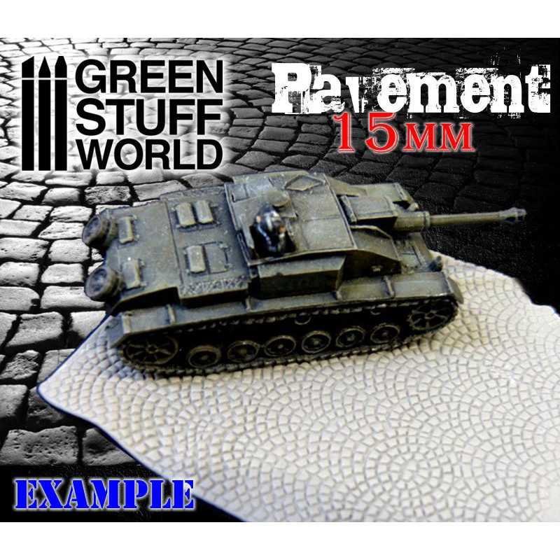 Green Stuff World Rolling Pin Pavement 15mm - Image 4