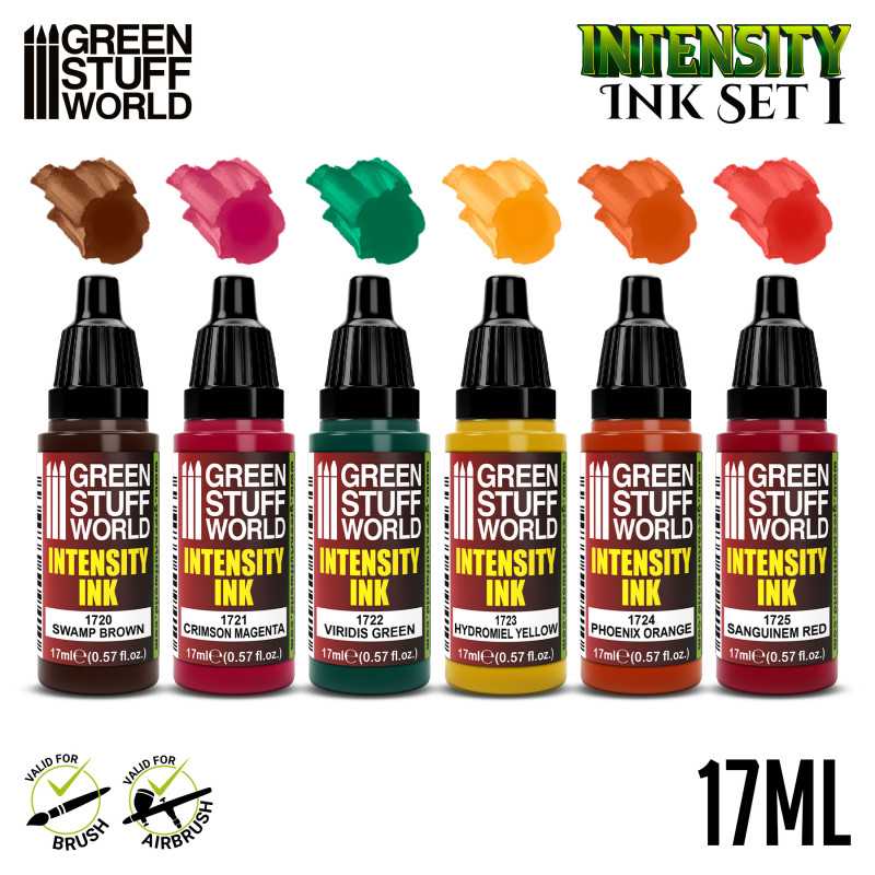 Green Stuff World - Set x6 Intensity Inks - Set 1 - Image 2