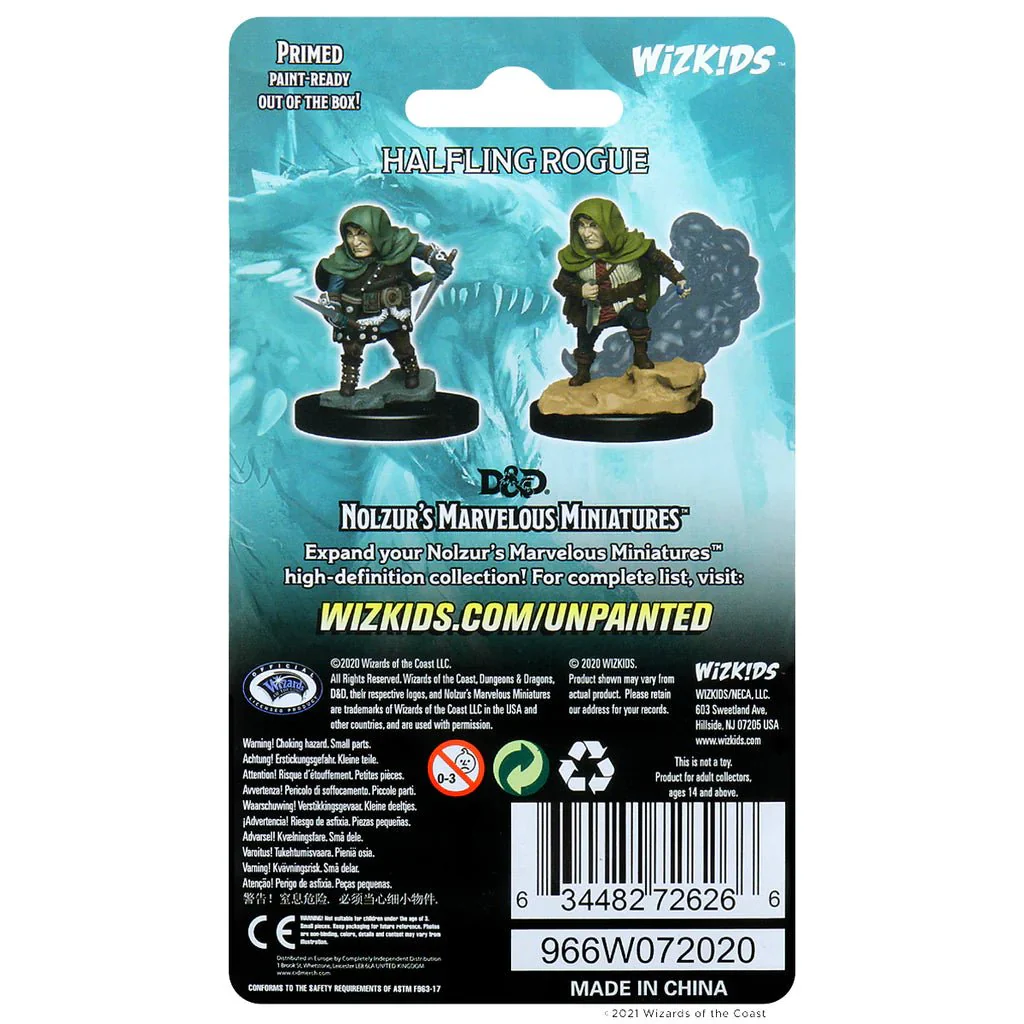 Halfling Male Rogue: D&D Nolzur's Marvelous Unpainted Miniatures (W1) 100D&D - Image 2