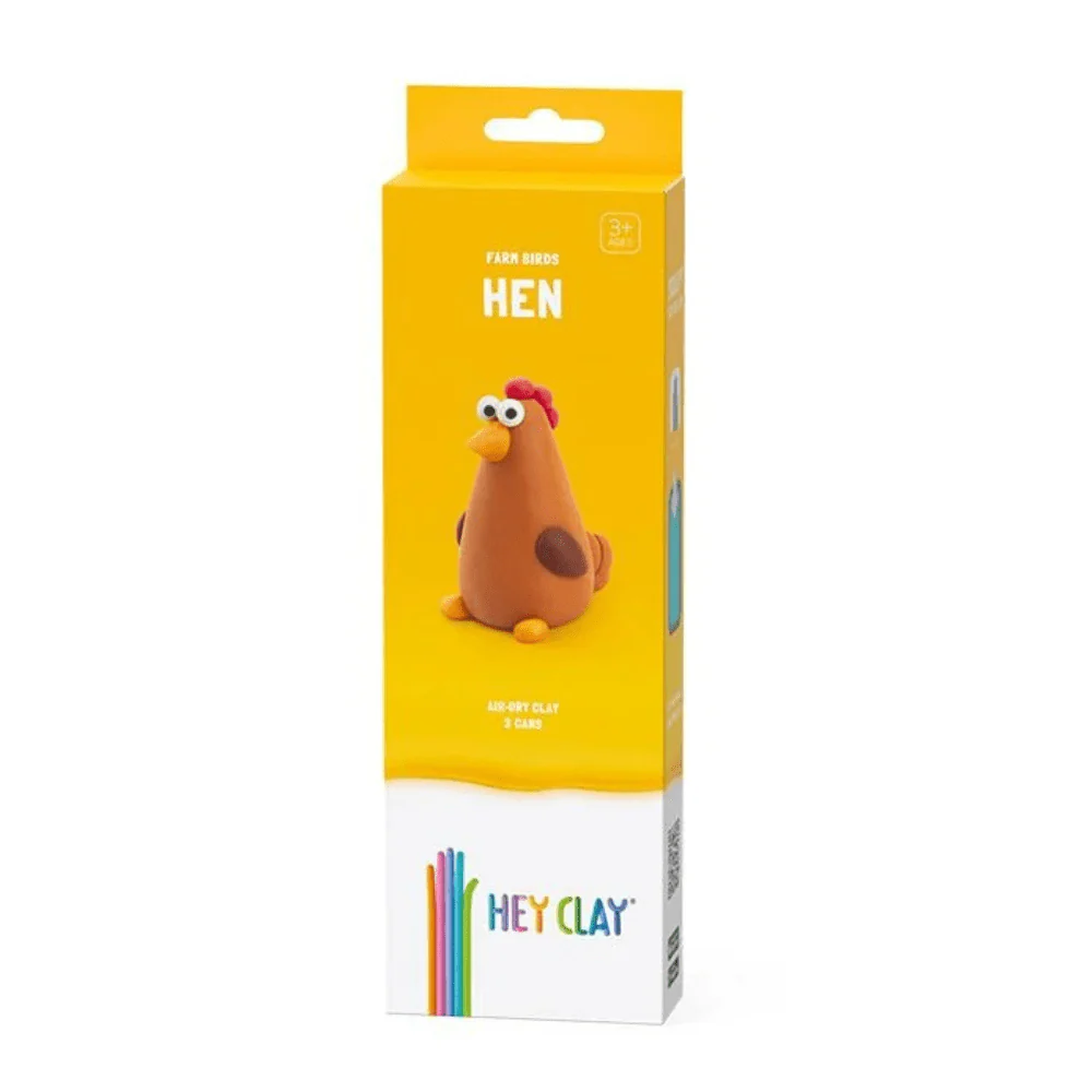 Hey Clay Claymates Animals - Hen (3 Cans)