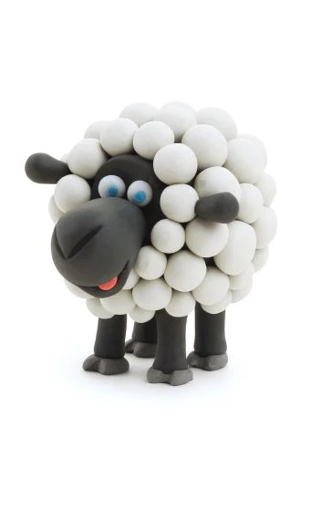 HEY CLAY Claymates Animals - Sheep (3 Cans) - Image 2