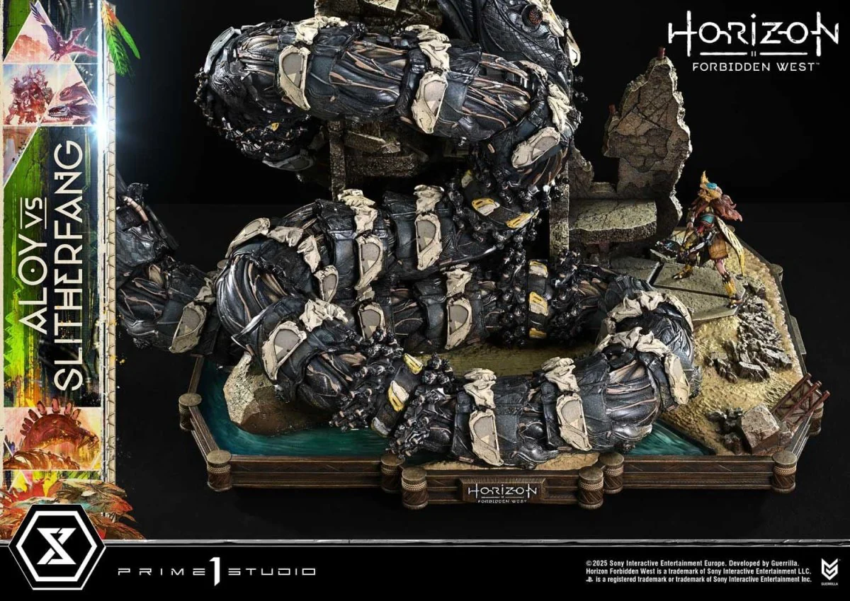 Horizon Forbidden West Ultimate Diorama Masterline Series Statue Aloy vs. The Slitherfang 82cm ETA Sep 2027 - Image 12