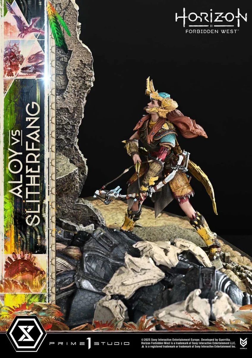 Horizon Forbidden West Ultimate Diorama Masterline Series Statue Aloy vs. The Slitherfang 82cm ETA Sep 2027 - Image 19
