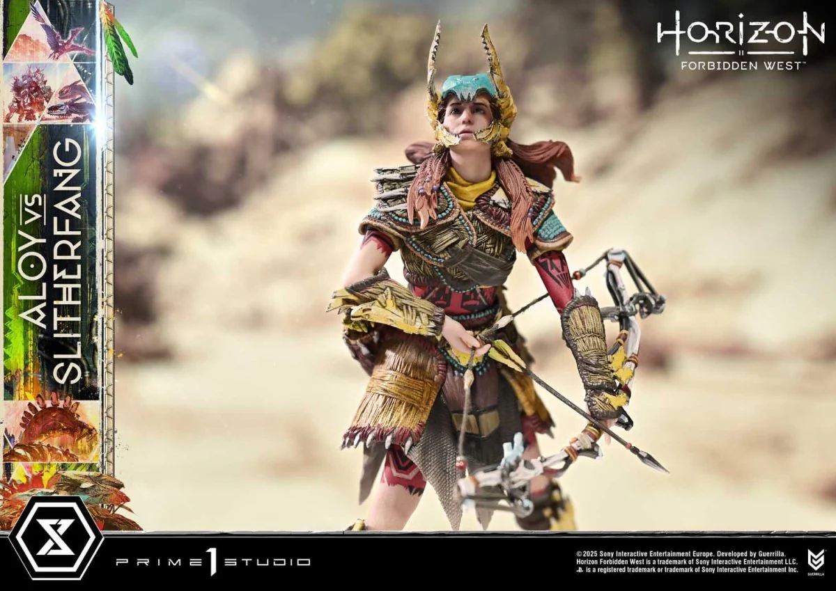 Horizon Forbidden West Ultimate Diorama Masterline Series Statue Aloy vs. The Slitherfang 82cm ETA Sep 2027 - Image 9