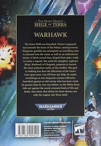Horus Heresy: Siege of Terra Book 6 - Warhawk - Image 3