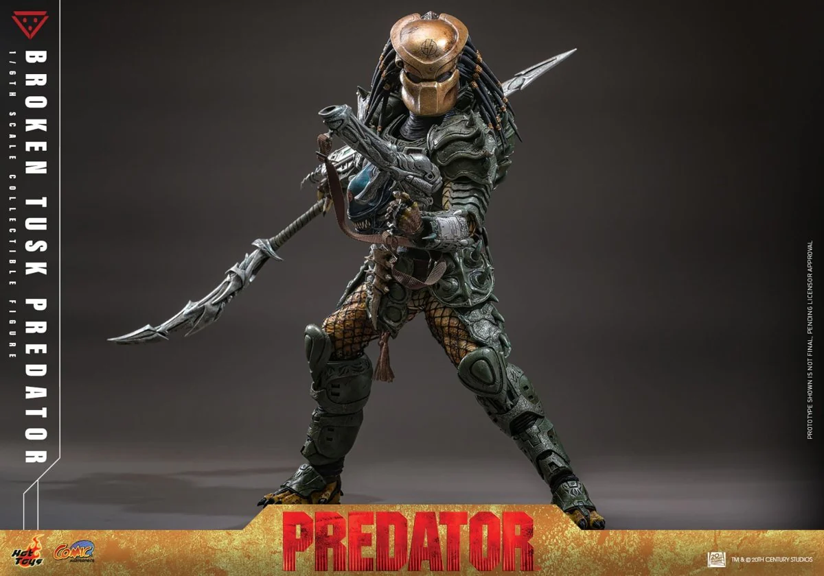Hot Toys Alien vs. Predator: Comic Masterpiece Broken Tusk Predator 35cm - Image 18