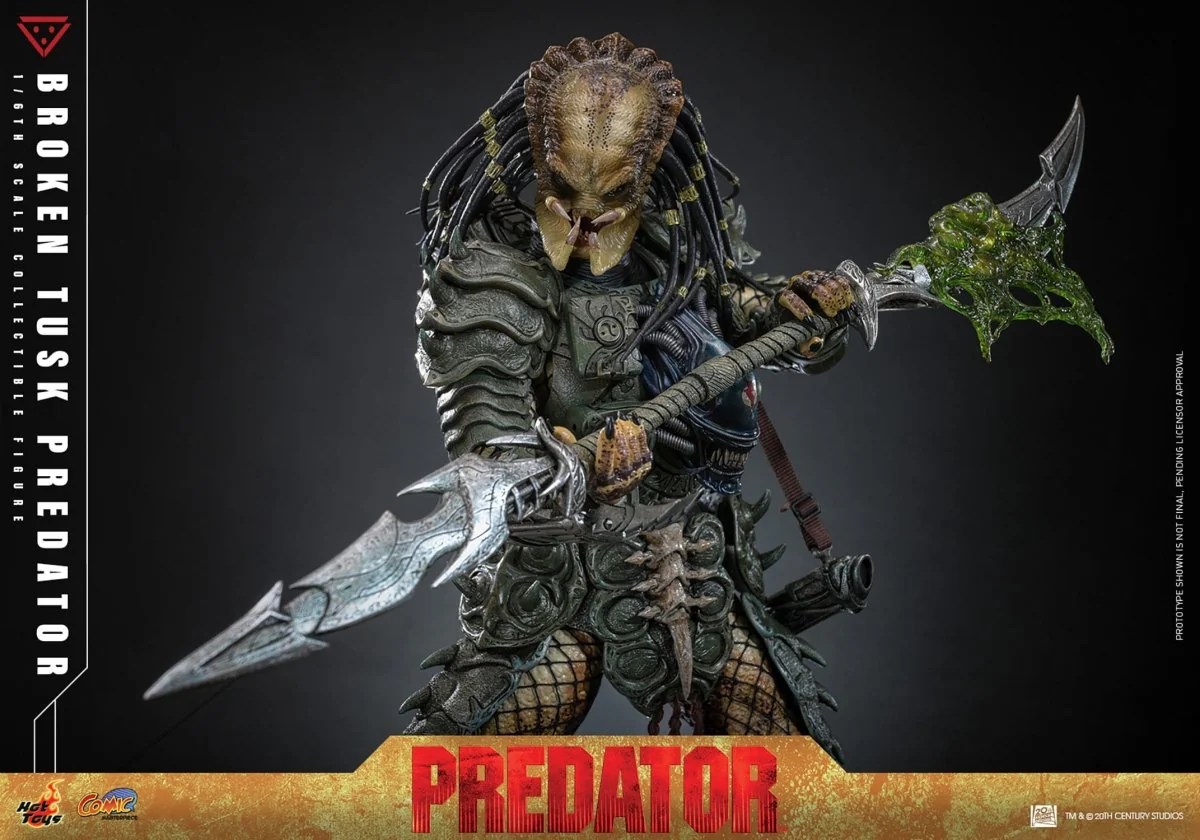 Hot Toys Alien vs. Predator: Comic Masterpiece Broken Tusk Predator 35cm - Image 19