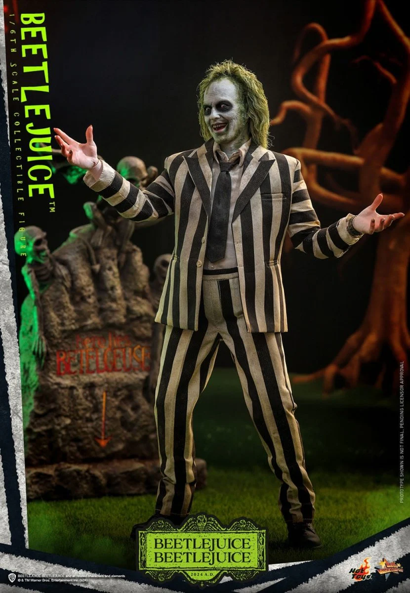 Hot Toys Beetlejuice: Movie Masterpiece Beetlejuice 30cm - Image 2