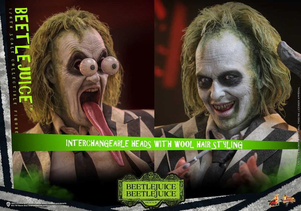 Hot Toys Beetlejuice: Movie Masterpiece Beetlejuice 30cm - Image 4