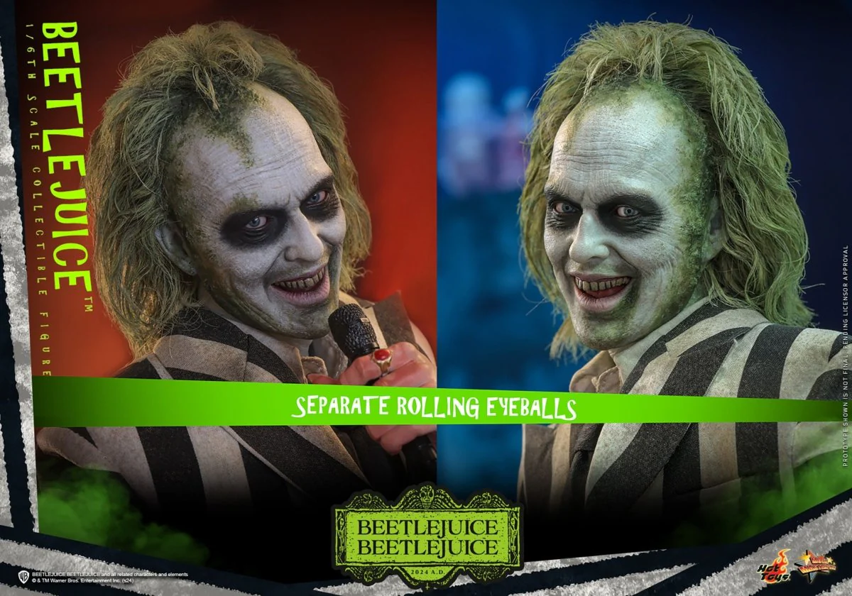 Hot Toys Beetlejuice: Movie Masterpiece Beetlejuice 30cm - Image 5
