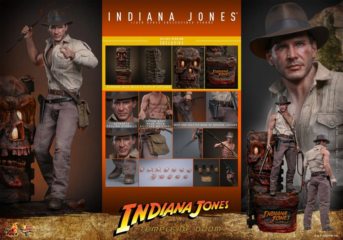 Hot Toys Indiana Jones: Movie Masterpiece Indiana Jones (Deluxe Version) 30cm - Image 8