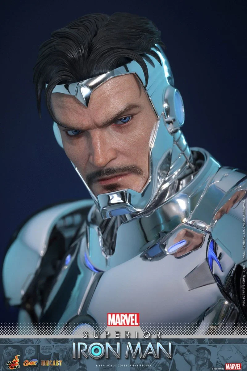Hot Toys Iron Man: Marvel Comic Masterpiece Superior Iron Man 32cm - Image 15