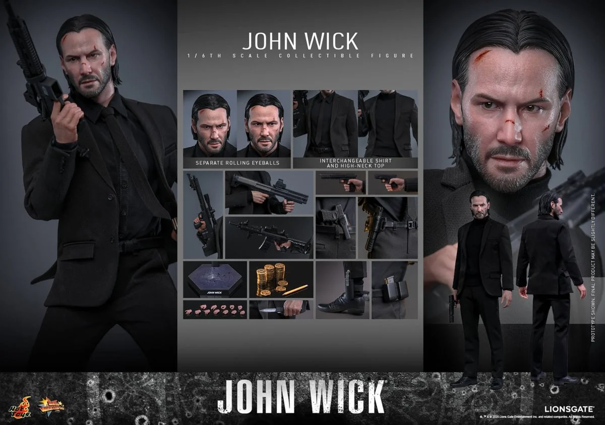 Hot Toys John Wick: Movie Masterpiece John Wick 31cm - Image 7