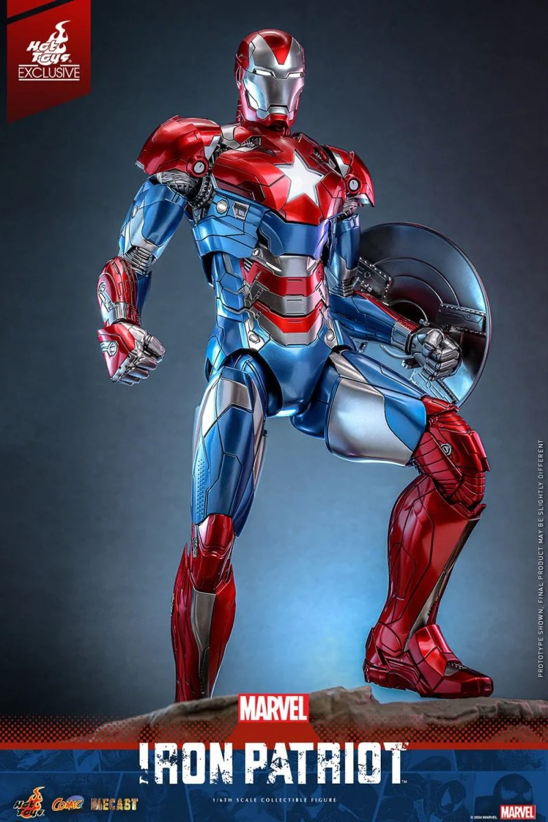 Hot Toys Marvel: Comic Masterpiece Iron Patriot 32cm - Image 12