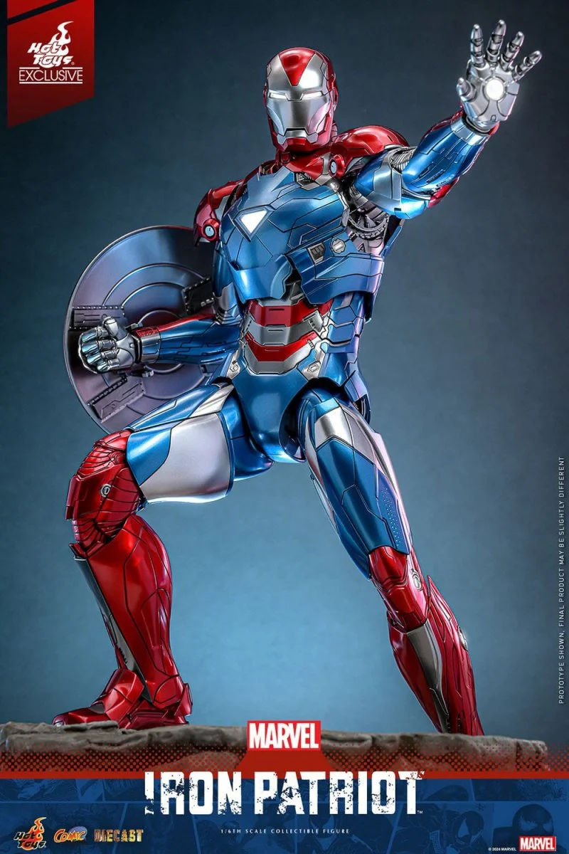 Hot Toys Marvel: Comic Masterpiece Iron Patriot 32cm - Image 13