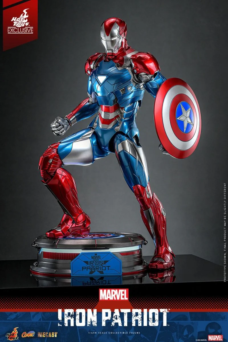 Hot Toys Marvel: Comic Masterpiece Iron Patriot 32cm - Image 14