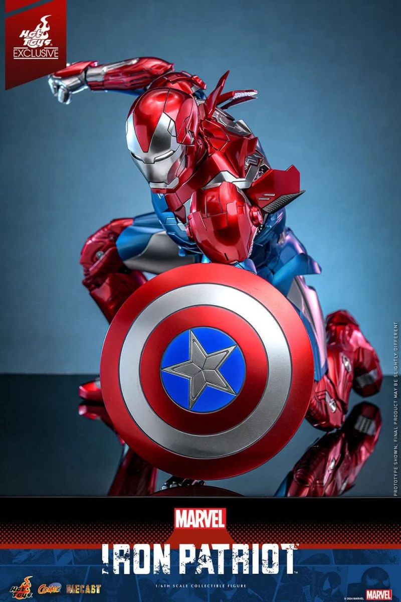 Hot Toys Marvel: Comic Masterpiece Iron Patriot 32cm - Image 15