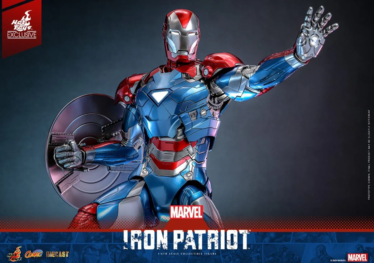 Hot Toys Marvel: Comic Masterpiece Iron Patriot 32cm - Image 17